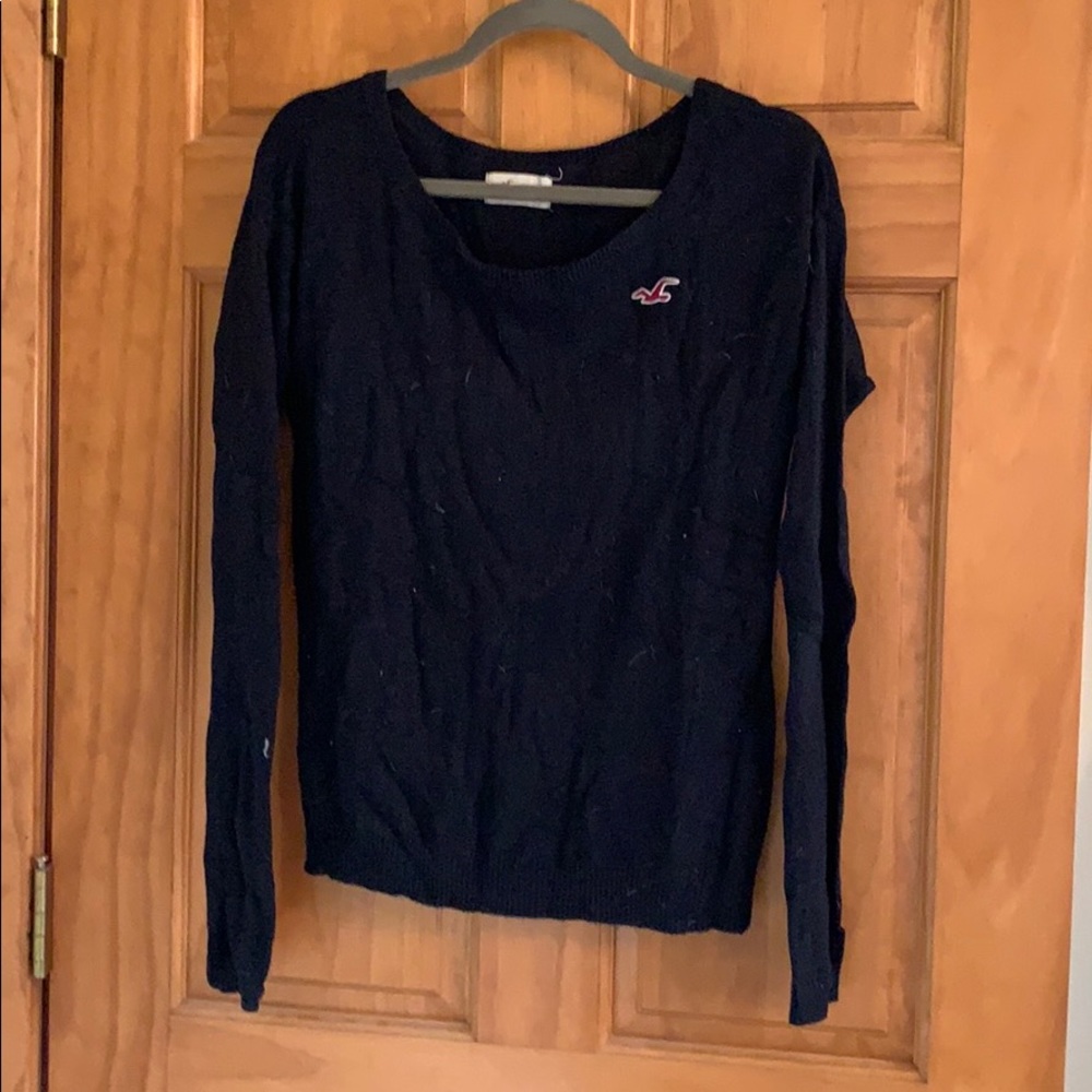 Navy Blue Hollister Sweater